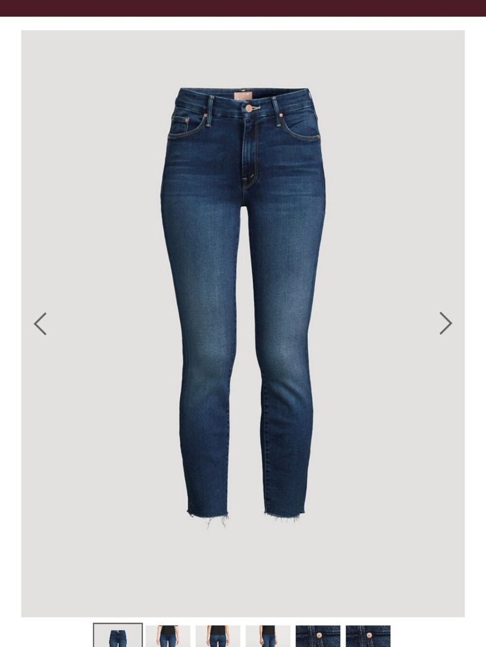 Mother The Looker Here Kitty Kitty Dark Wash Skinny Jeans